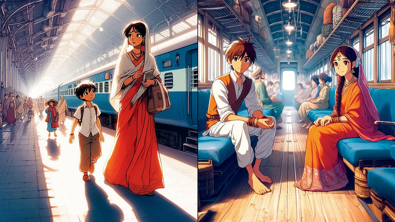 Sahid SK’s artworks were inspired by Studio Ghibli