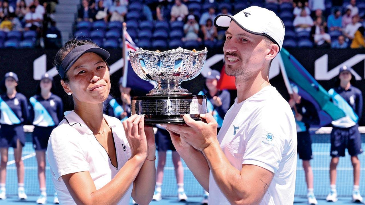 Hsieh-Zielinski emerge mixed doubles champs