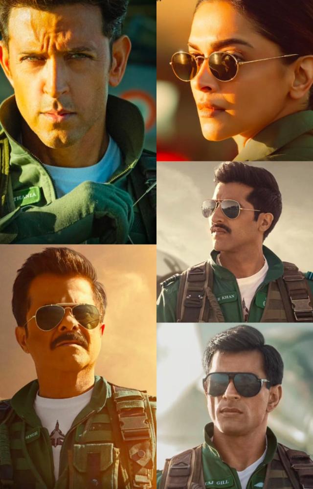 Hrithik Roshan, Anil Kapoor, Akshay Oberoi, Karan Singh Grover and Deepika Padukone is set to portray the roles of airforce fighter plane pilots in `Fighter`