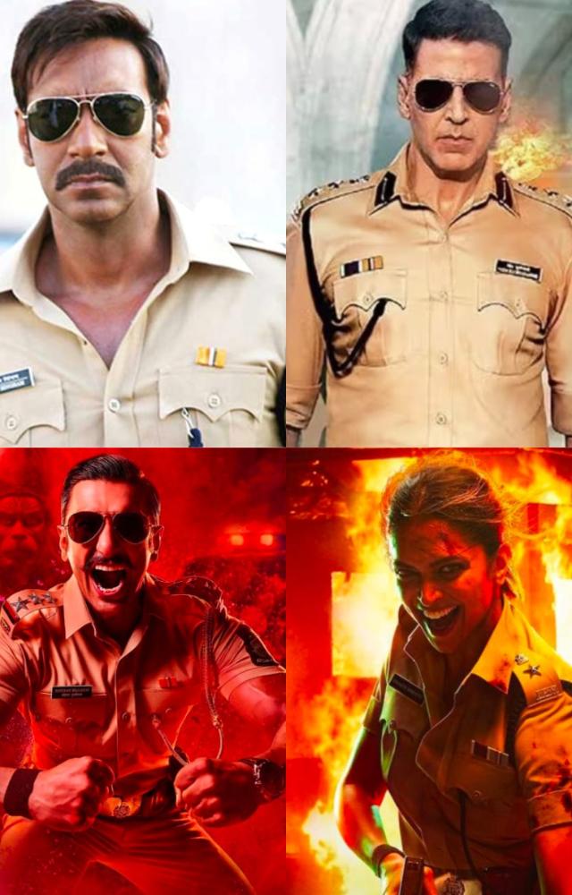 In the cop drama franchise by Rohit Shetty, Singham Again unites the formidable trio of Ajay Devgan, Deepika Padukone, and Ranveer Singh with Akshay Kumar