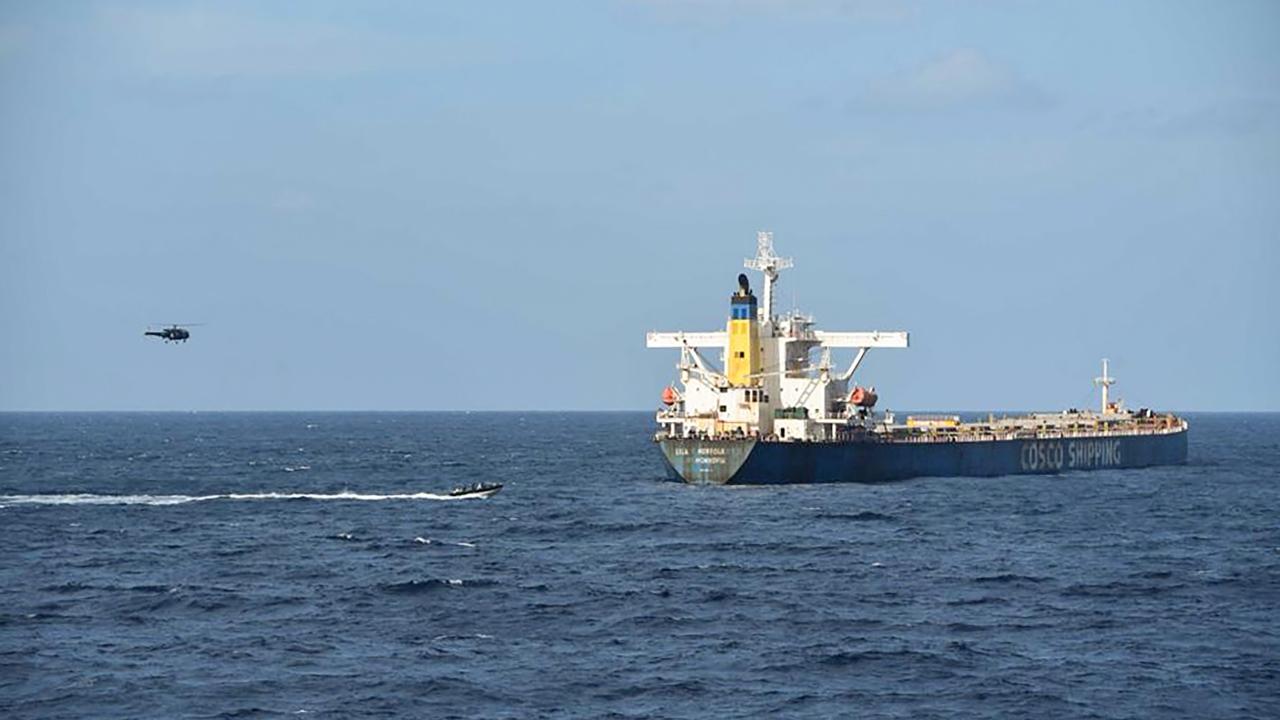 INS Chennai is in the vicinity of MV and rendering support to restore the power generation and propulsion, and commence her voyage to next port of call