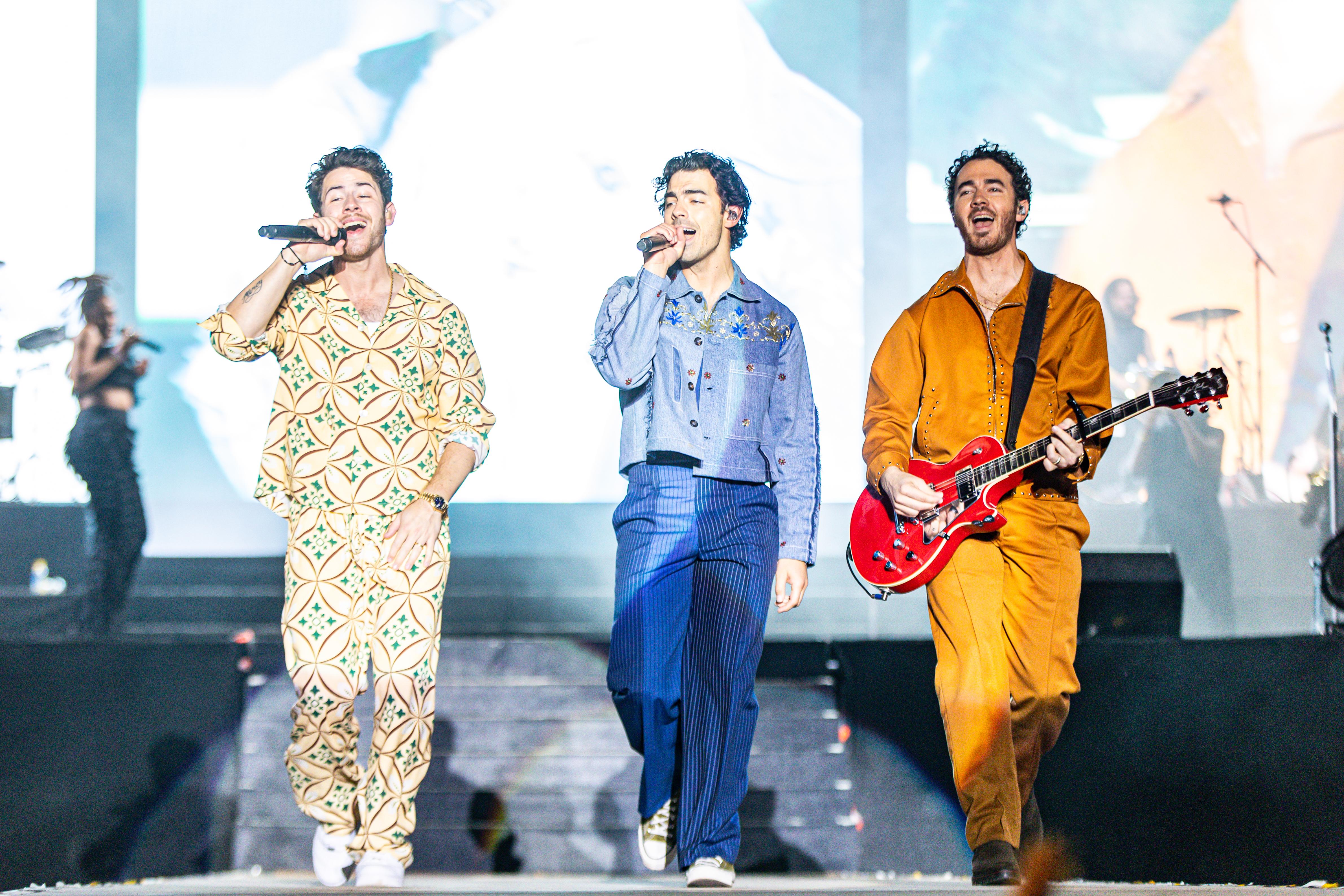 Jonas Brothers Nick, Kevin and Joe headlined the first day of Lollapalooza India 2024. It was their first performance in India