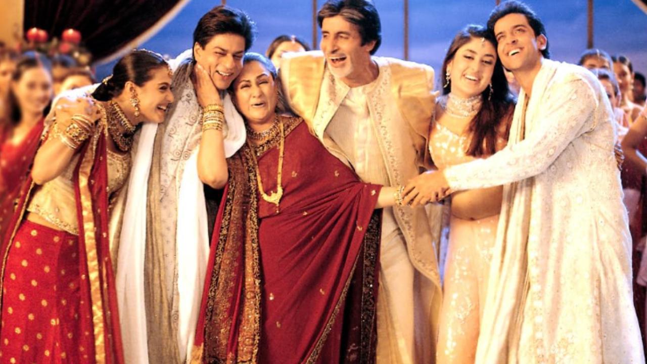 Directed by Karan Johar 'Kabhi Khushi Kabhie Gham...' was a multi-starrer film starring Amitabh Bachchan, Jaya Bachchan, Shah Rukh Khan, Kajol, Hrithik Roshan and Kareena Kapoor Khan. The movie caused a havoc at the box office with its spectacular songs and plot. Till date, fans remember the movie for its dialogues, songs and scenes