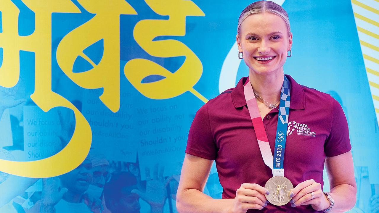 Katie still over the Moon about shared gold
