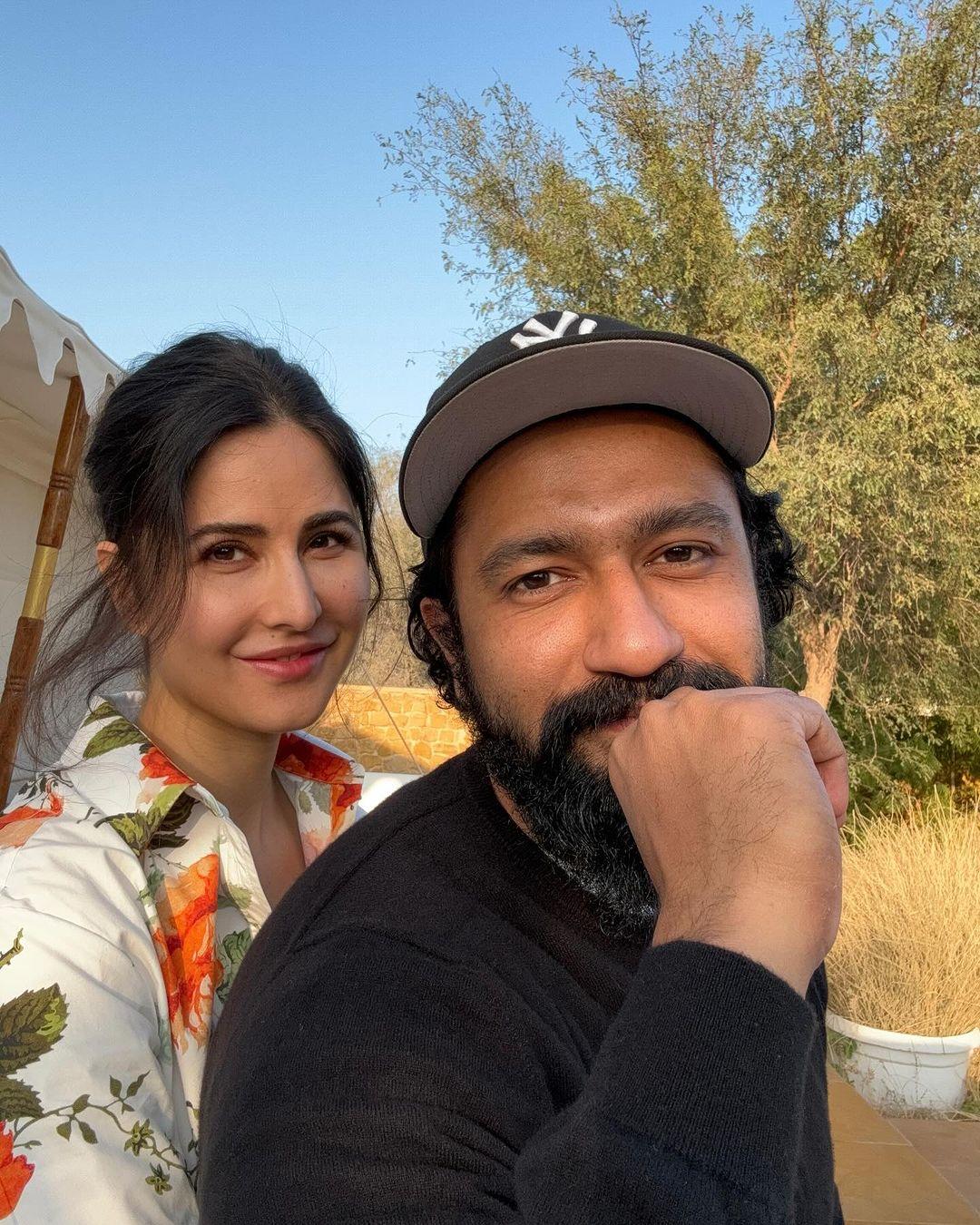 In this picture, Katrina and Vicky posed together for a loved-up photograph. Katrina is seen wearing a floral dress, while Vicky dons a crisp T-shirt