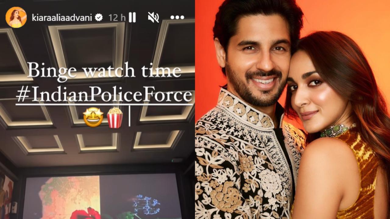 Kiara Advani binge watches hubby Sidharth Malhotra's Indian Police Force