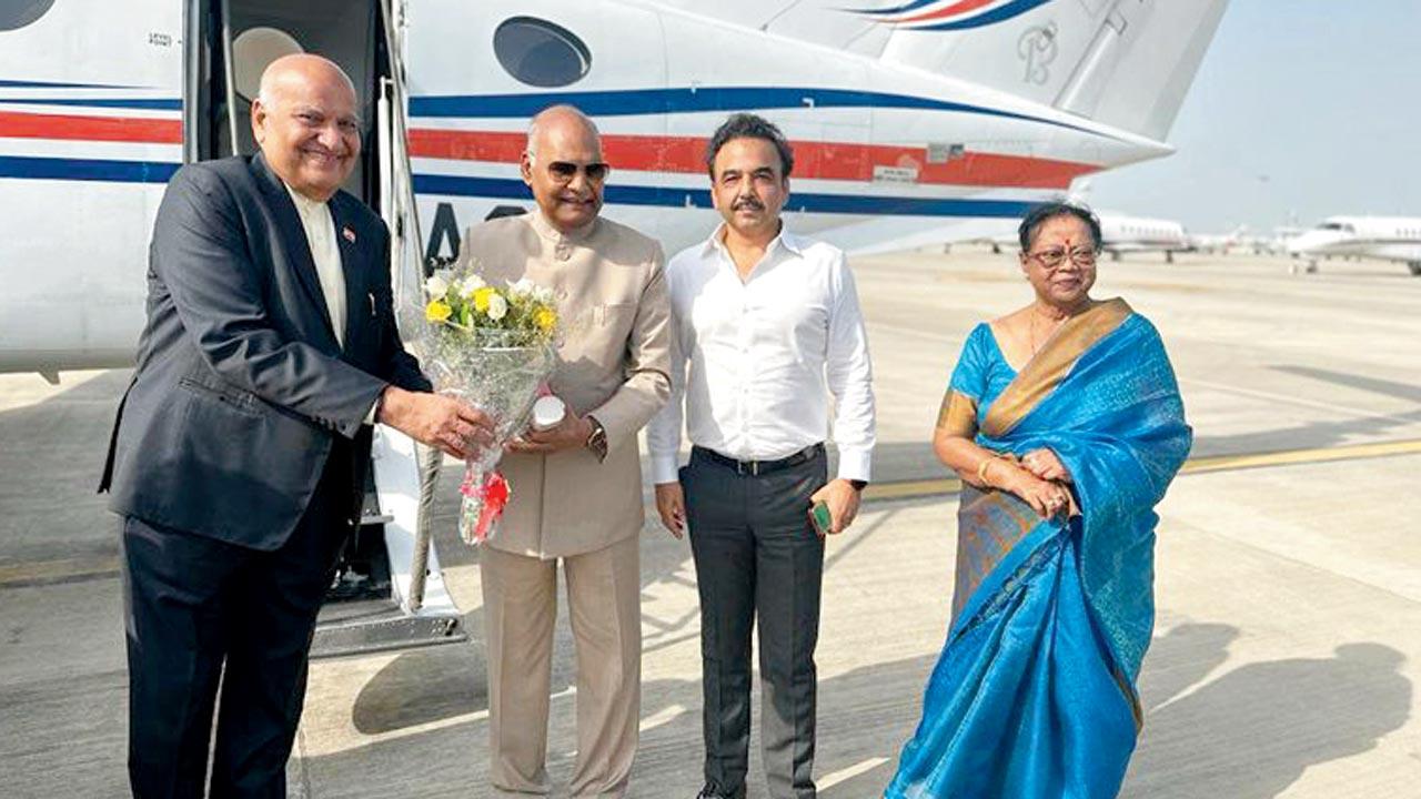 Former president Ram Nath Kovind using an Aikyam charter. The firm charters flights to Char and Do Dham. Its CEO says that the increase is triple of what it was before 2020, and much of it is thanks to PM Modi, who has visited Kedarnath five times in his two terms in office