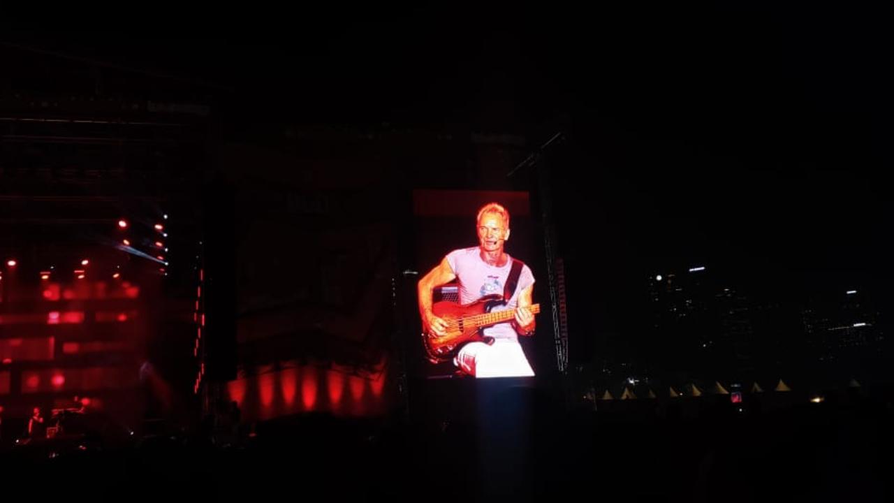 Sting followed it up by performing to 'Englishman in New York' which made many attendees sing along like they had never before, especially because the last time he performed in India was at Rang Bhavan in 1980 with his band The Police.