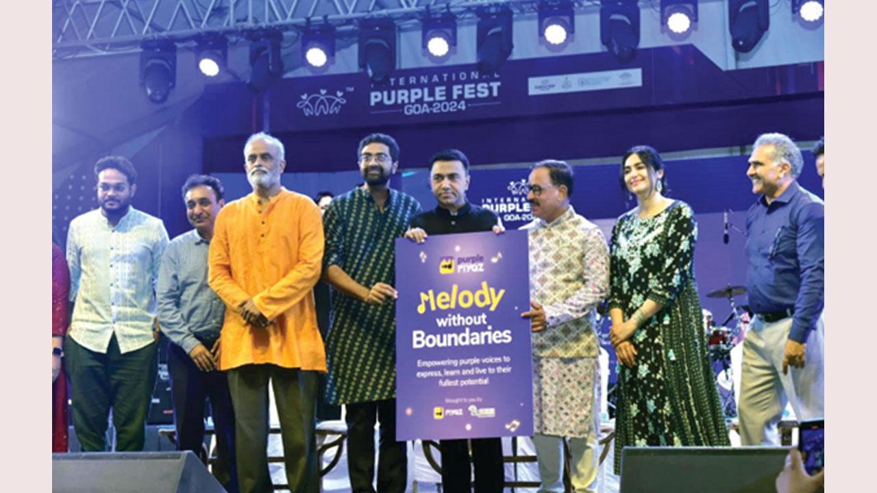 Goa CM Pramod Sawant unveils India's First Inclusive Musical App- PURPLE RIYAZ 