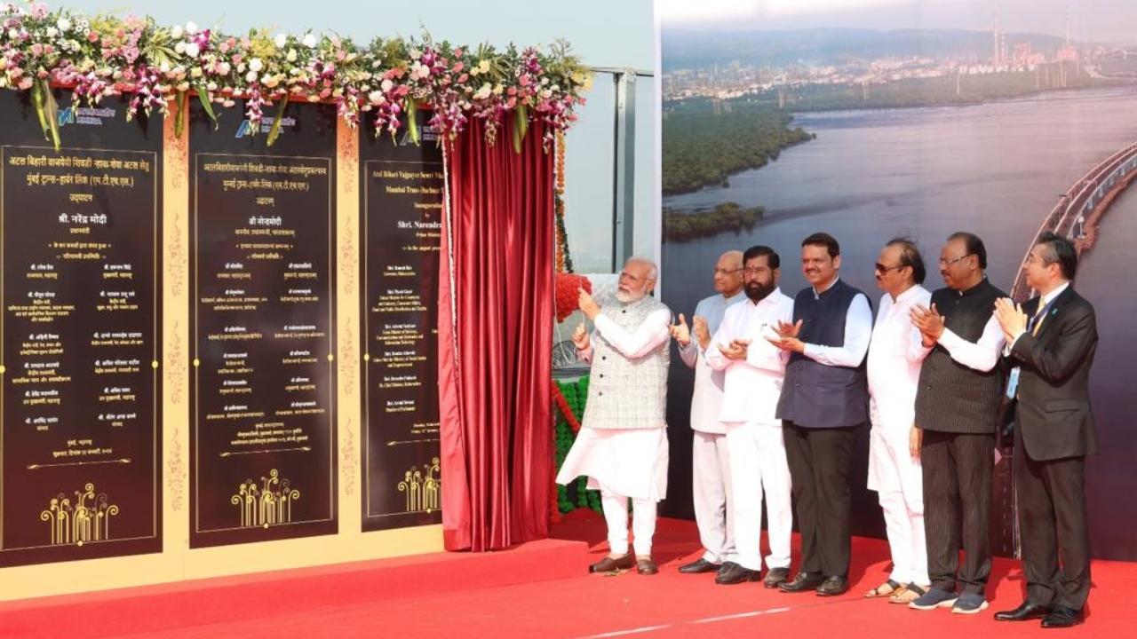 IN PHOTOS: PM Modi inaugurates MTHL connecting Mumbai to Navi Mumbai