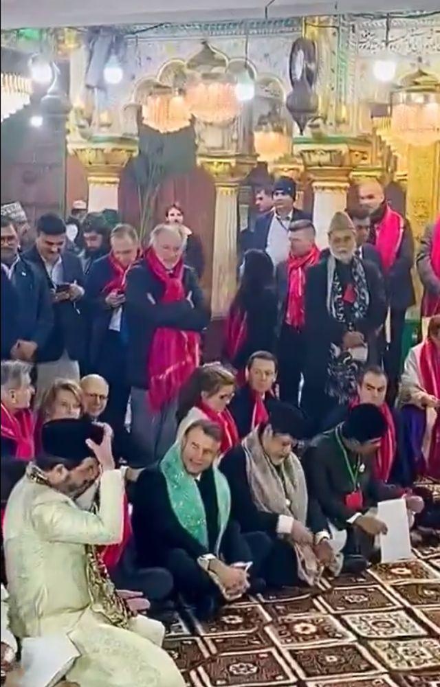 French President Macron acknowledged the exceptional welcome in India & recalled joint military participation, deeming it an unforgettable memory for delegation