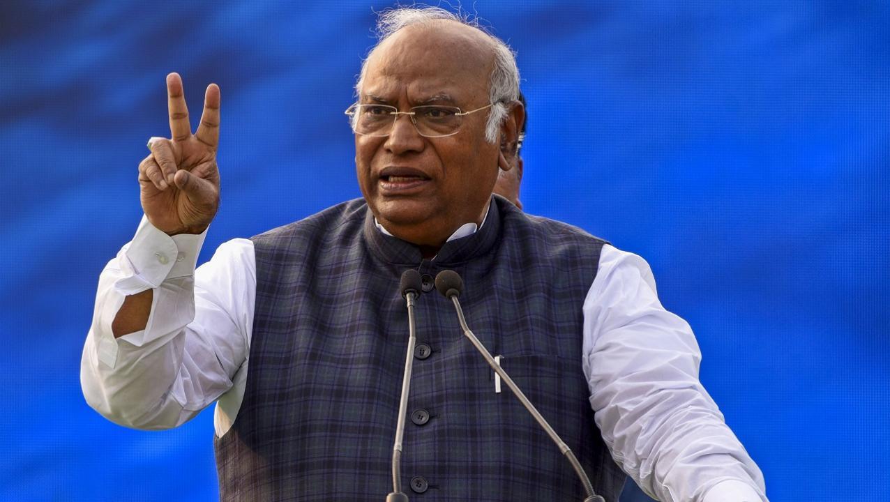 Rights of people being 'eroded' under the BJP govt: Kharge on 75th Republic Day
