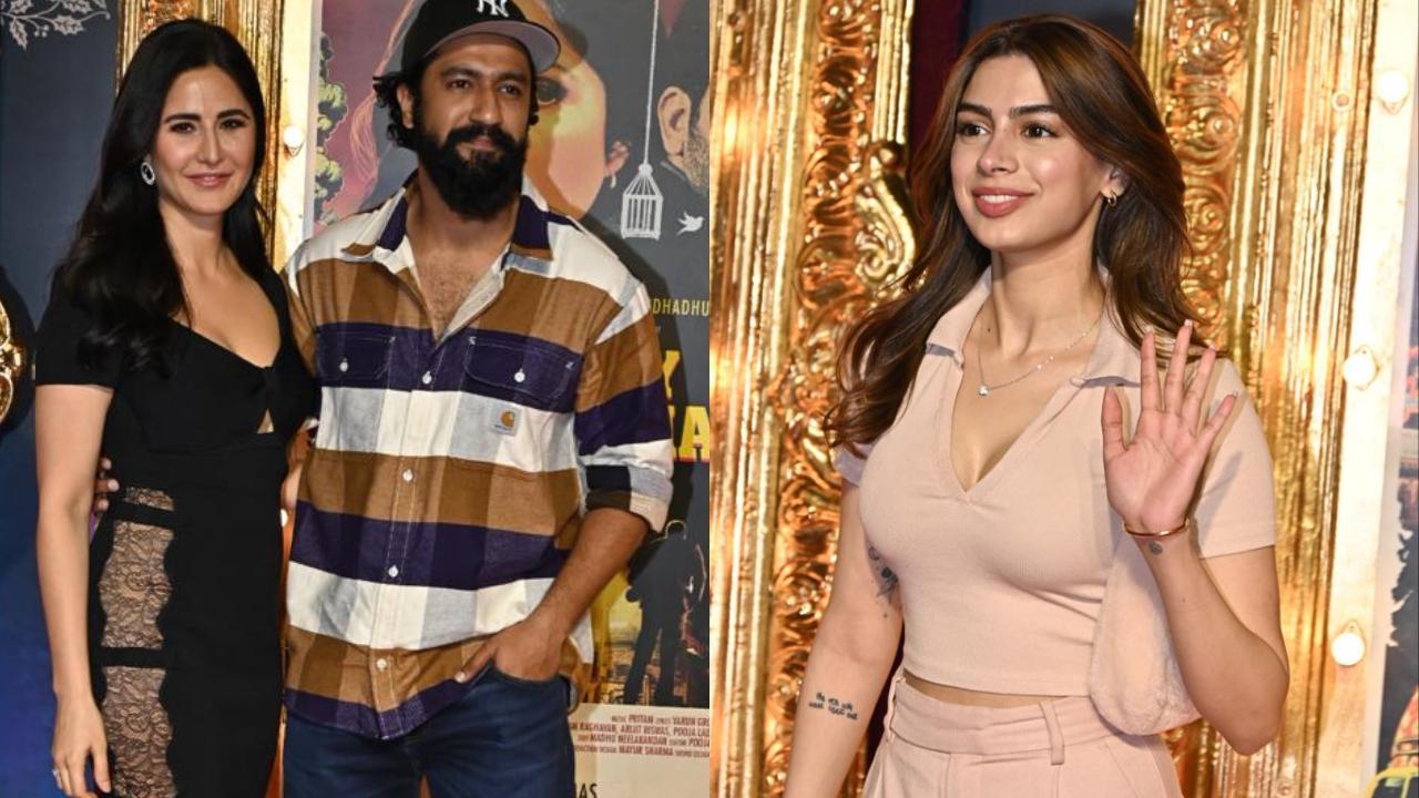 Vicky Kaushal to Khushi Kapoor, celebs attend screening of Merry Christmas
