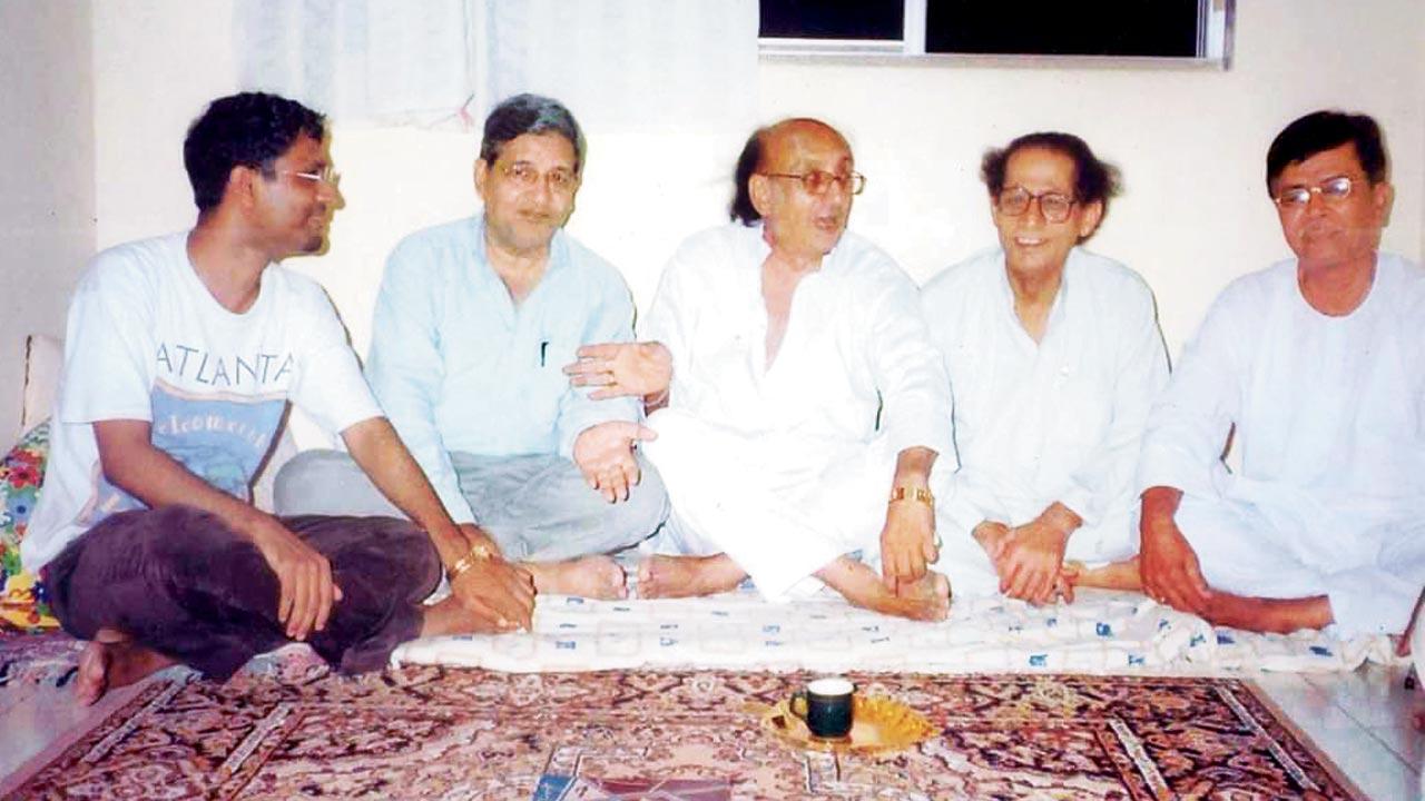 Poetry greats like Nida Fazli (centre) have lived in Naya Nagar, and their houses would be the venues of impromptu mushairas. Their influence has led to the emergence of numerous poets and writers from the Mira Road locality