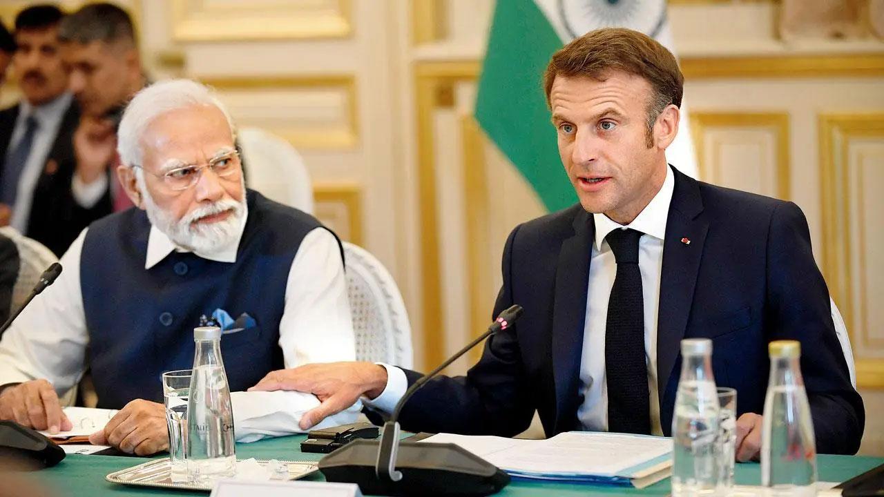 PM Modi, French Prez hold productive talks to further consolidate bilateral ties