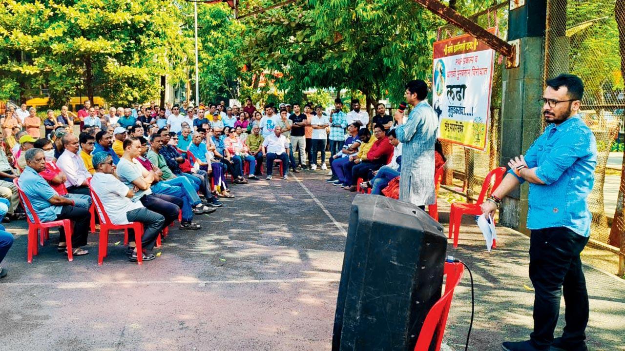 Mumbai: 200 Mulund residents gather to rev up protest against Dharavi PAP