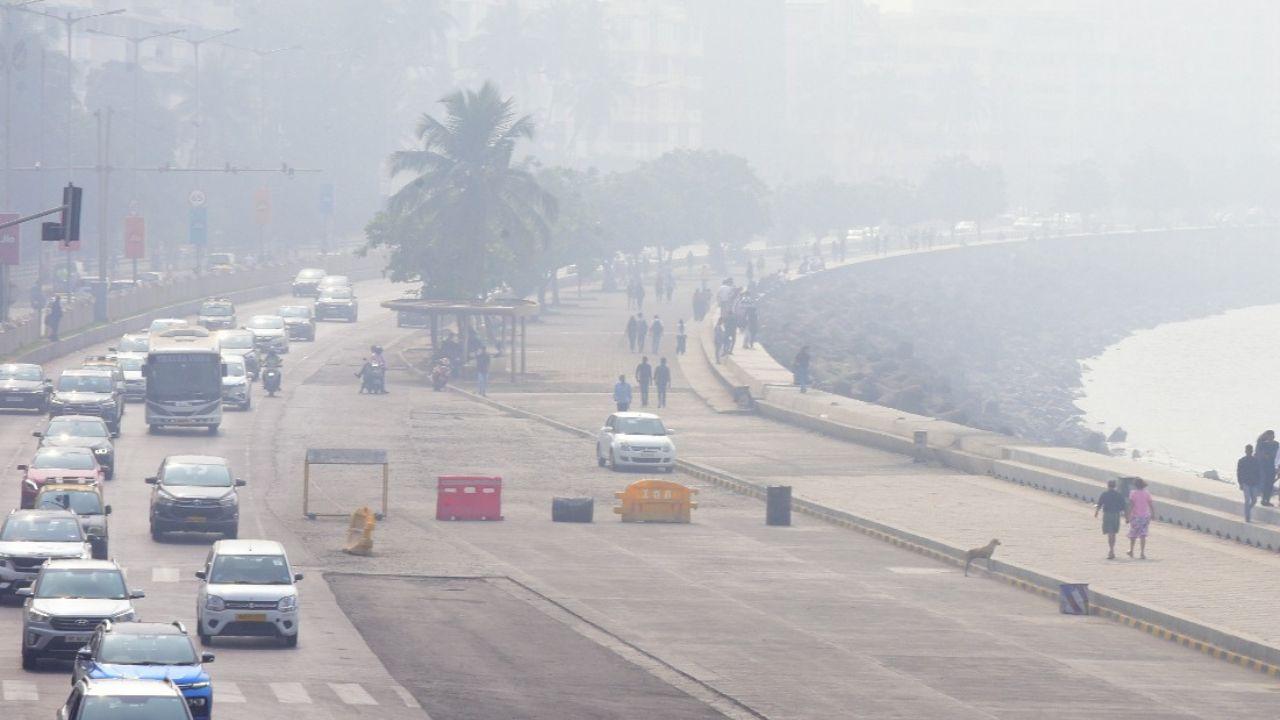 The Air Quality of the city was in the 'moderate' category with AQI at 184.