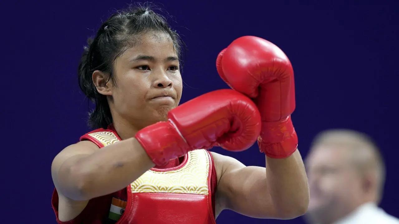 Wushu
Naorem Roshibina Devi has been awarded for winning silver in the 60 kg category in the Asian Games 2023, a silver medal in the Texas World Wushu Championship 2023 (60 kg) and winning gold in the Moscow Wushu Stars Championship (60 kg)