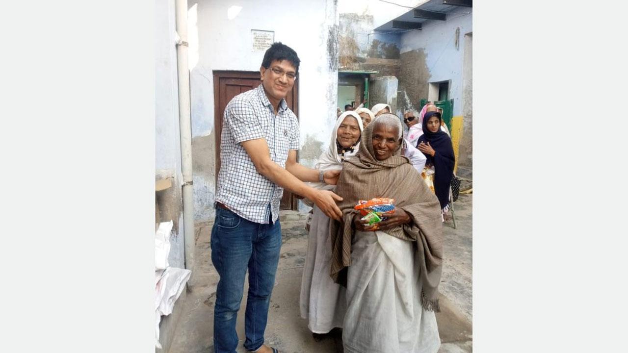 Pranab Saikia’s Inspiring Journey of Compassion for 300 widows of Vrindavan