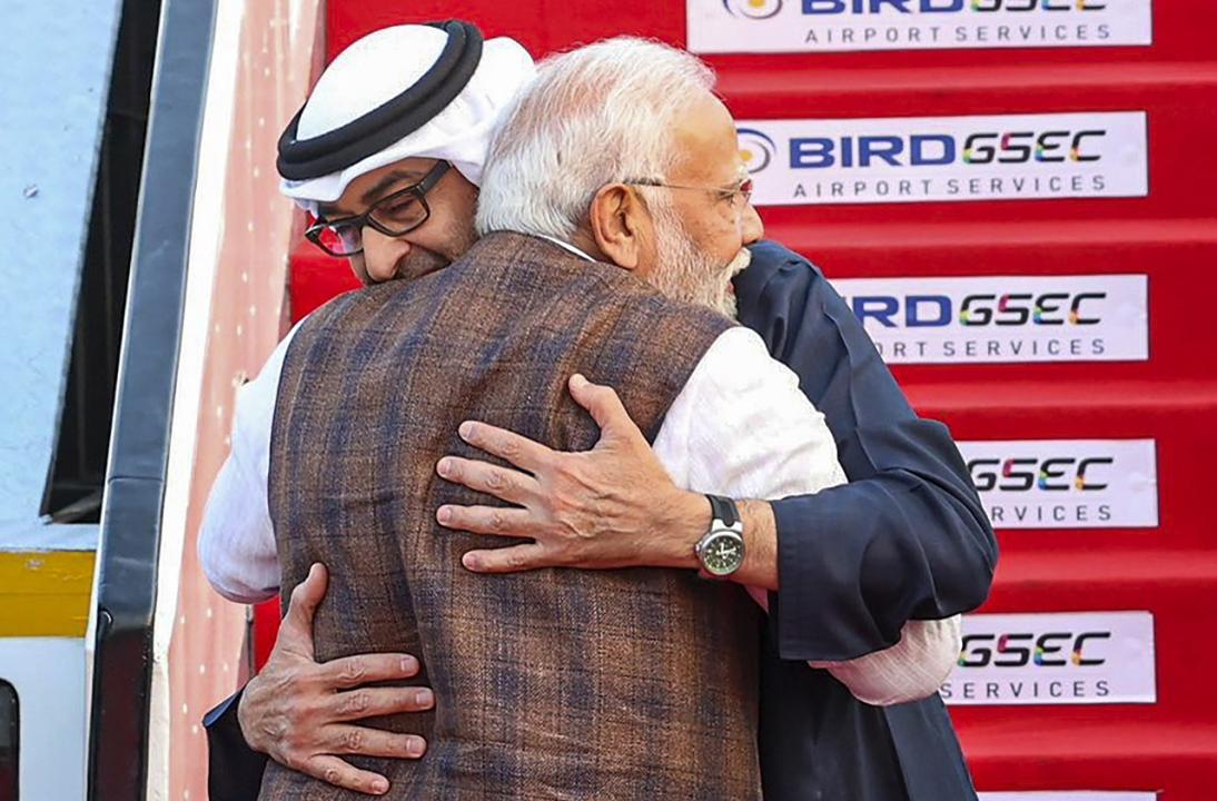 UAE Prez meets PM Modi in Gandhinagar as Vibrant Gujarat Global Summit begins