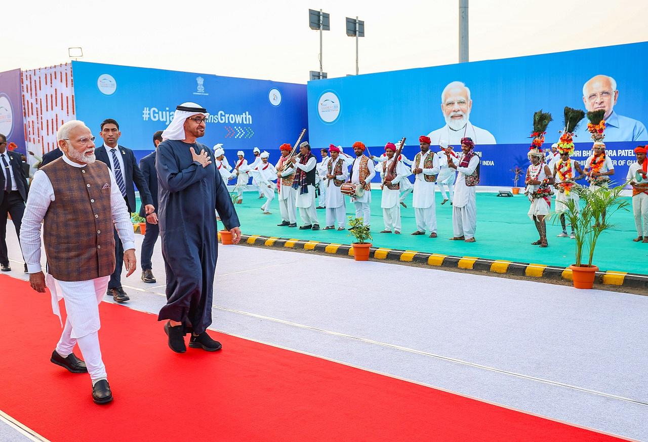 He attached pictures which reflected the warm bond between the two leaders. The pictures showed two leaders hugging each other and also holding each other's hand at the airport