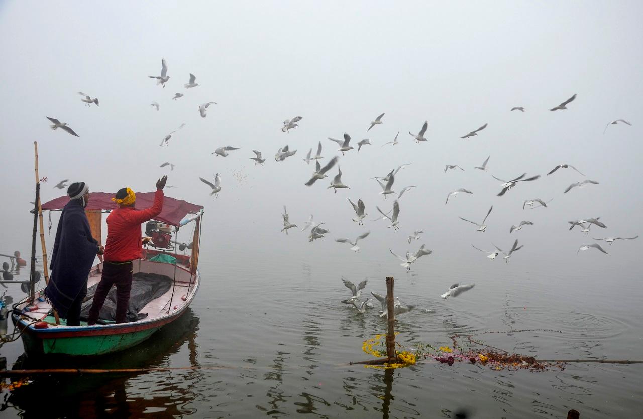 A spokesperson for the Indian Railways said 18 trains arriving in Delhi were delayed by up to six hours due to foggy weather