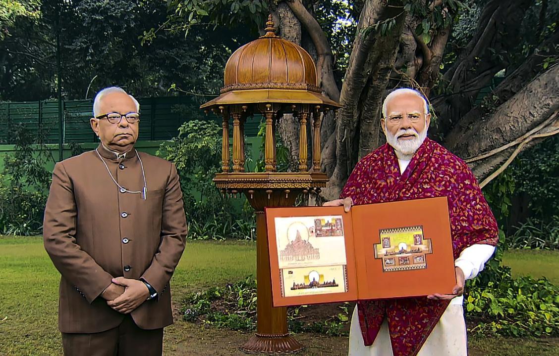 In Photos: PM Modi releases commemorative postage stamps on Ram temple