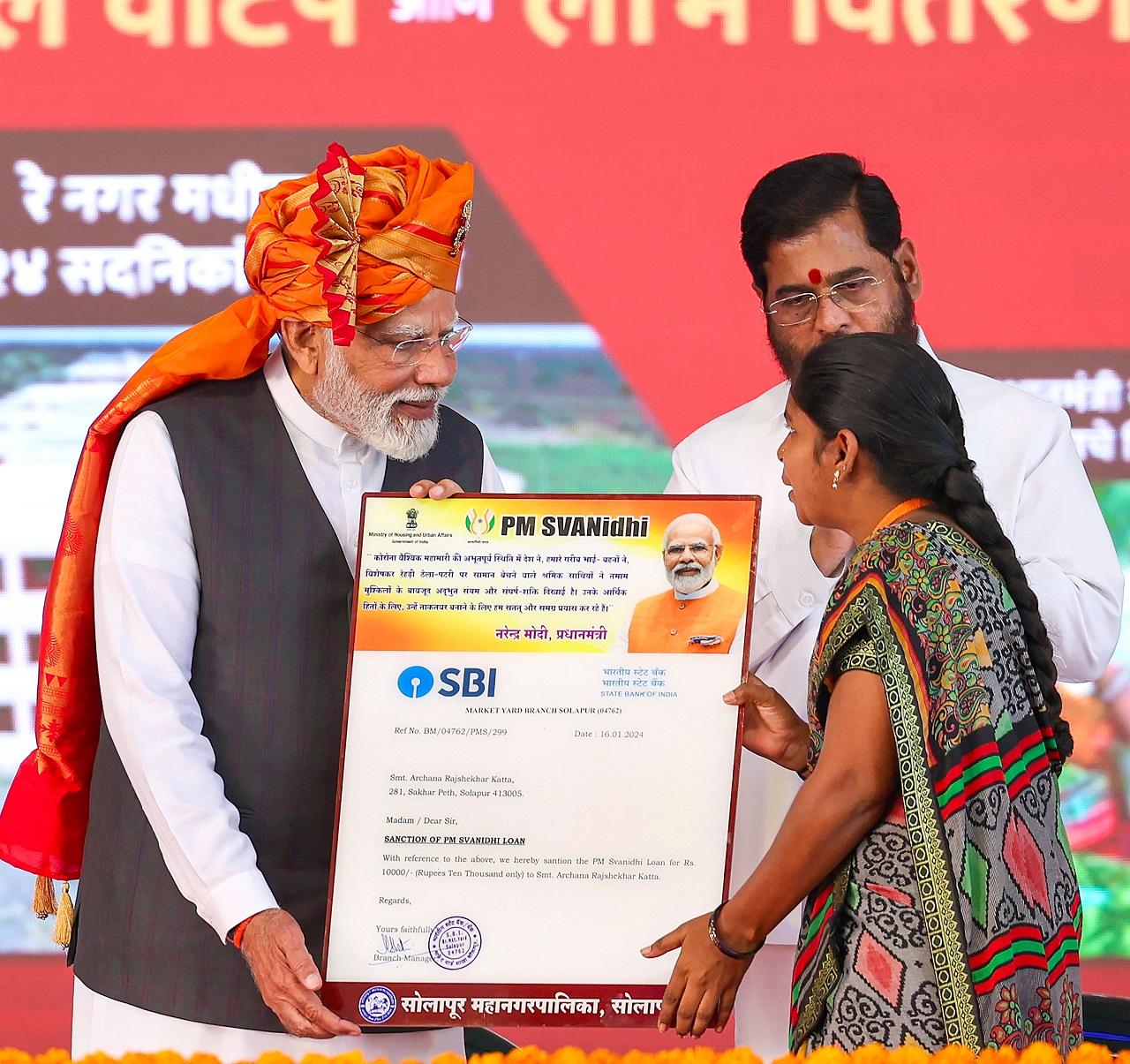 The PM said putting India on the list of top three global economies is a 'Modi guarantee' and he will fulfil it with people's blessing in his third term