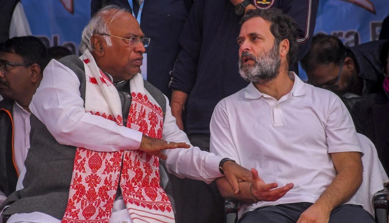 Mallikarjun Kharge writes to Amit Shah on 'security issues' faced by Rahul Gandhi in Assam during Bharat Jodo Nyay Yatra