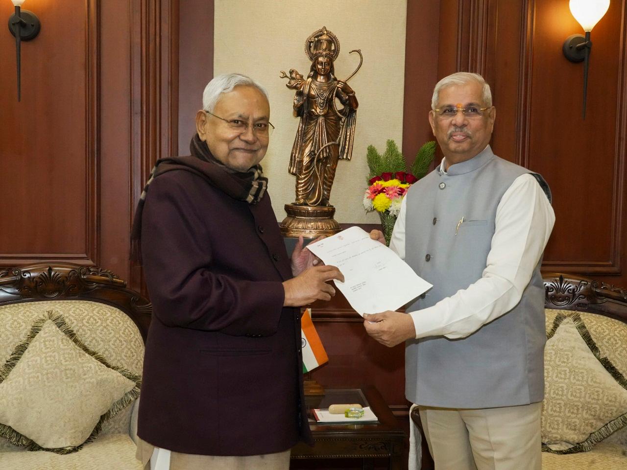 Talking to reporters after submitting his resignation to Governor Rajendra Arlekar, Kumar, who is likely to form a new government with the support of the BJP, said: 