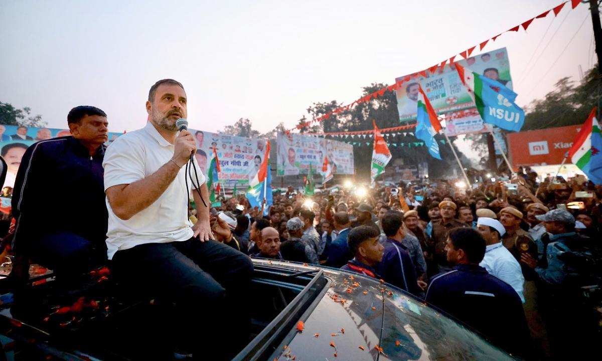 You are being surrounded from all sides: Rahul Gandhi interacts with farmers in Bihar