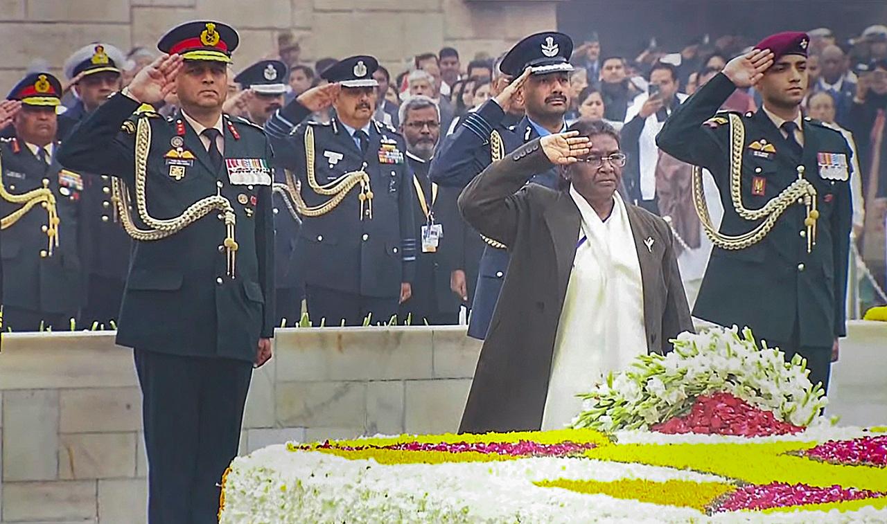 A two-minute silence was also observed for the Father of the Nation