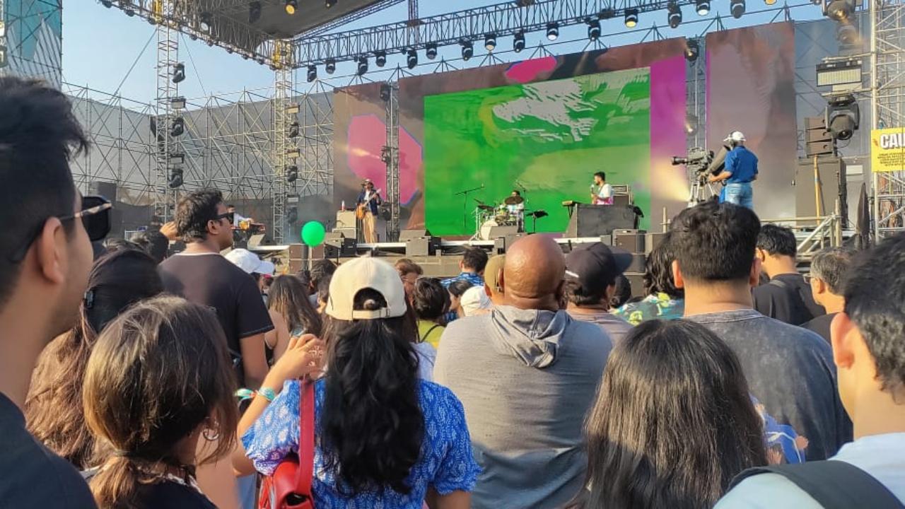Parekh & Singh play their soulful tunes for a packed audience at the Nexa Stage of Lollapalooza India 2024 on Day 2.