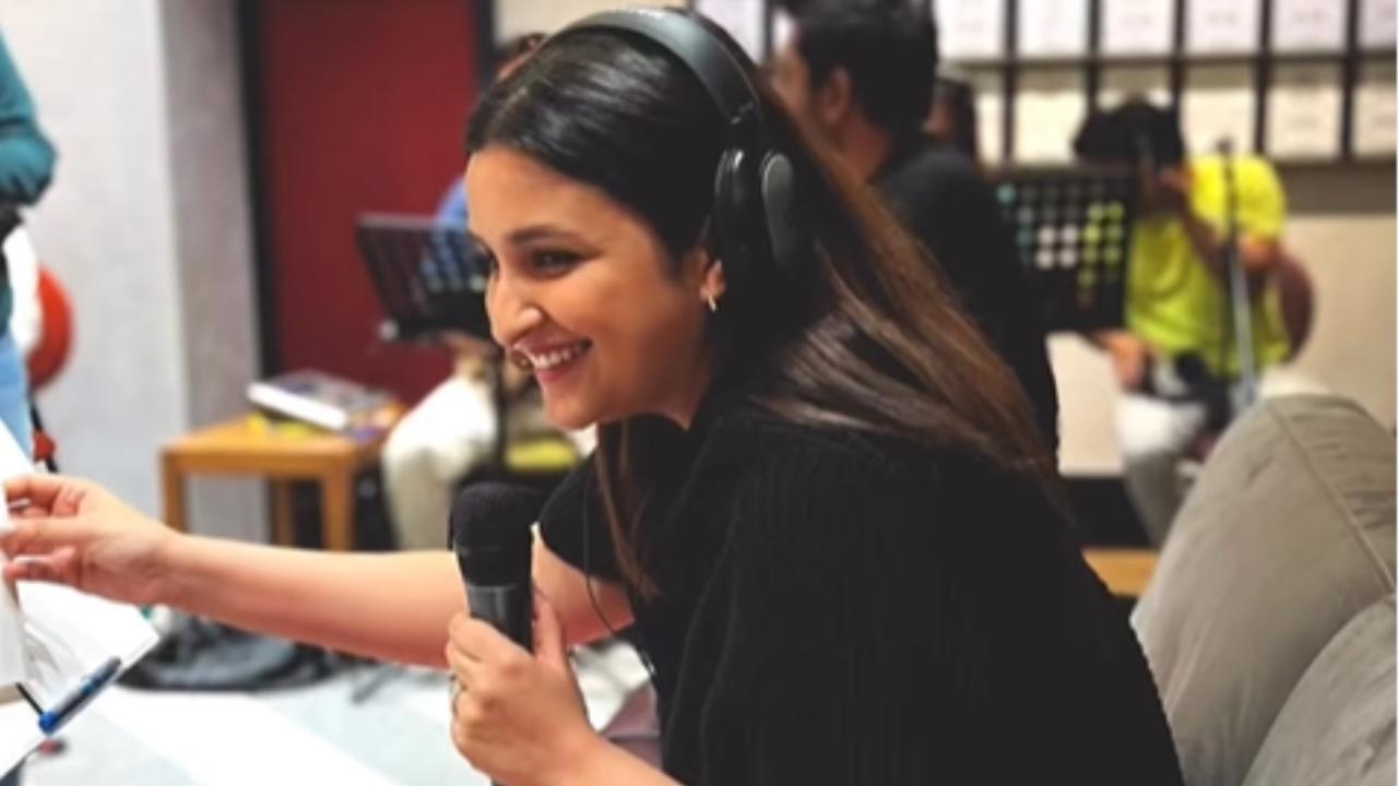 Parineeti Chopra shares happy moments from her recording sessions