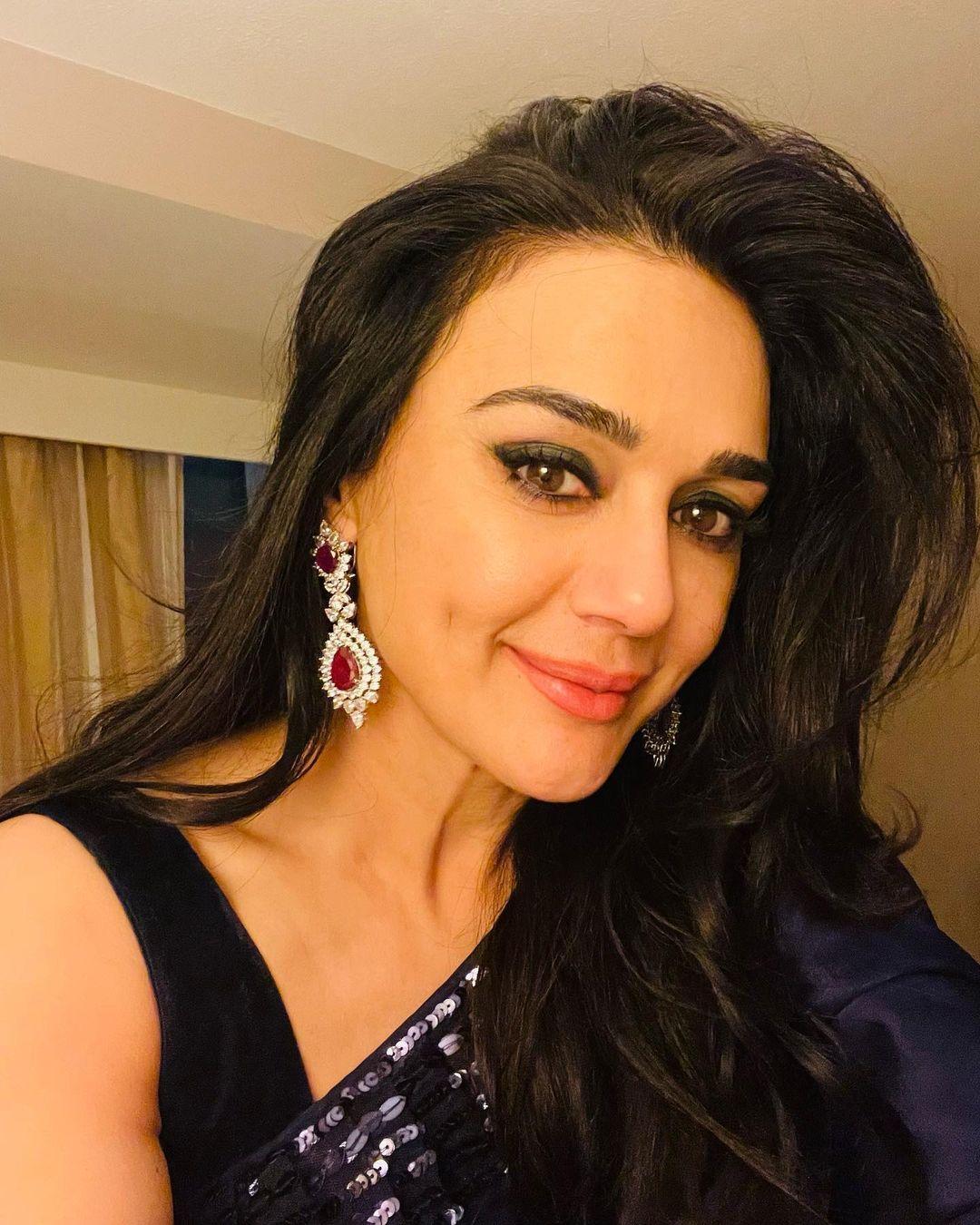 Fast forward to 2024, and Preity Zinta's ageless beauty continues to captivate fans