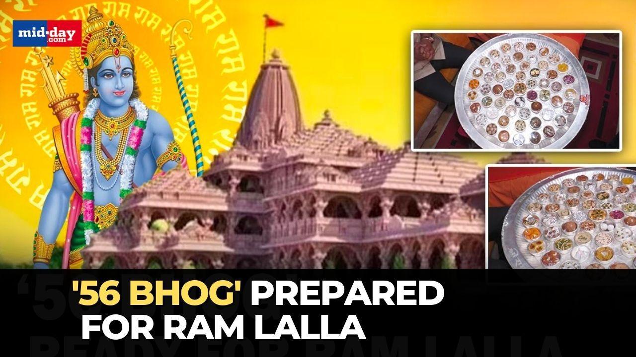 Ayodhya Ram Mandir: 56 Bhog Prepared For Ram Lalla By Devotees