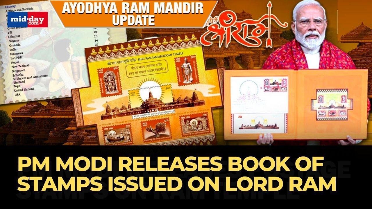 Ayodhya Ram Mandir: PM Narendra Modi Releases Postage Stamps On Ram Temple 