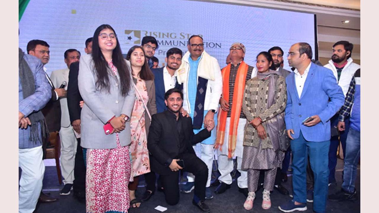 Deputy CM Brajesh Pathak and Cabinet Ministers Grace Rising Star Conclave 