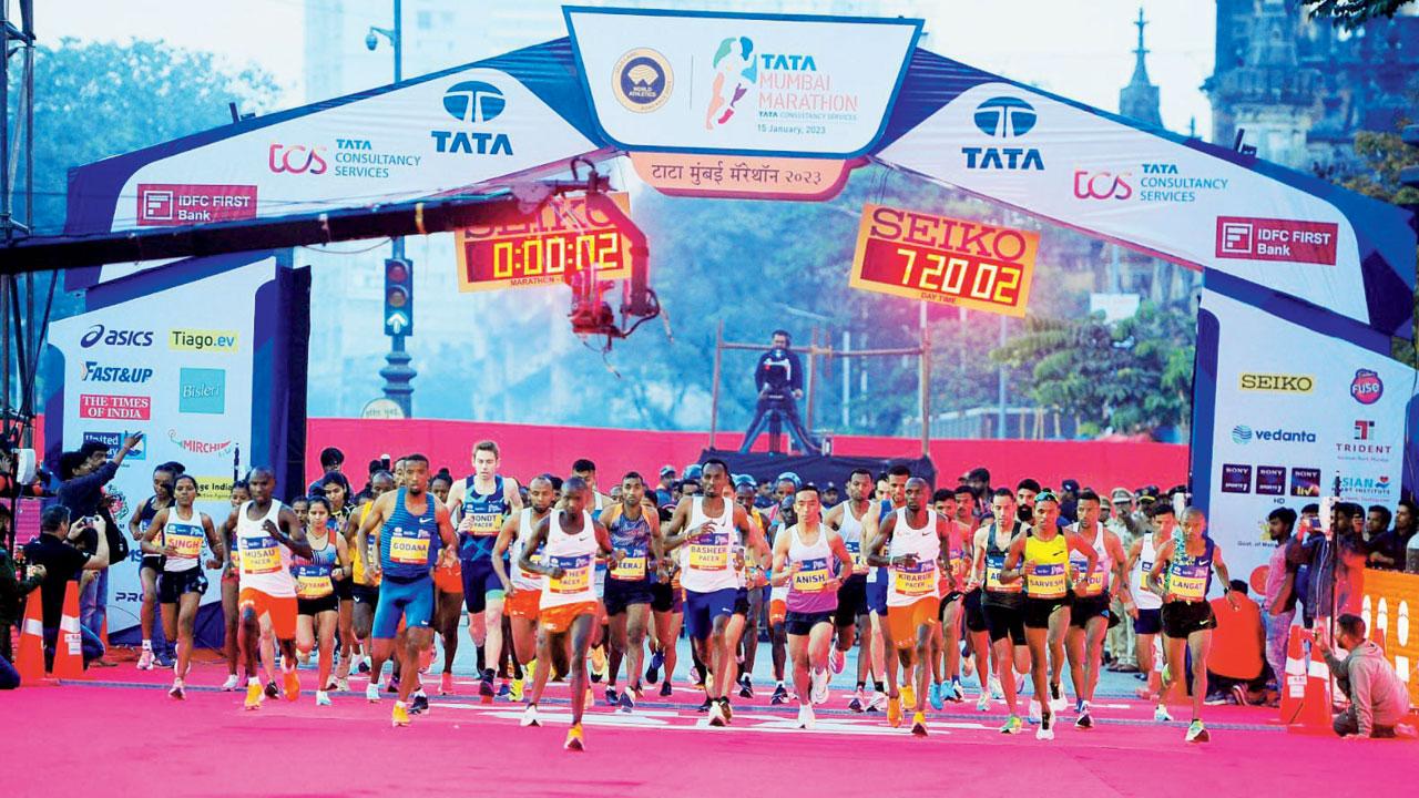 The city opens throttle at last year’s Mumbai Marathon 