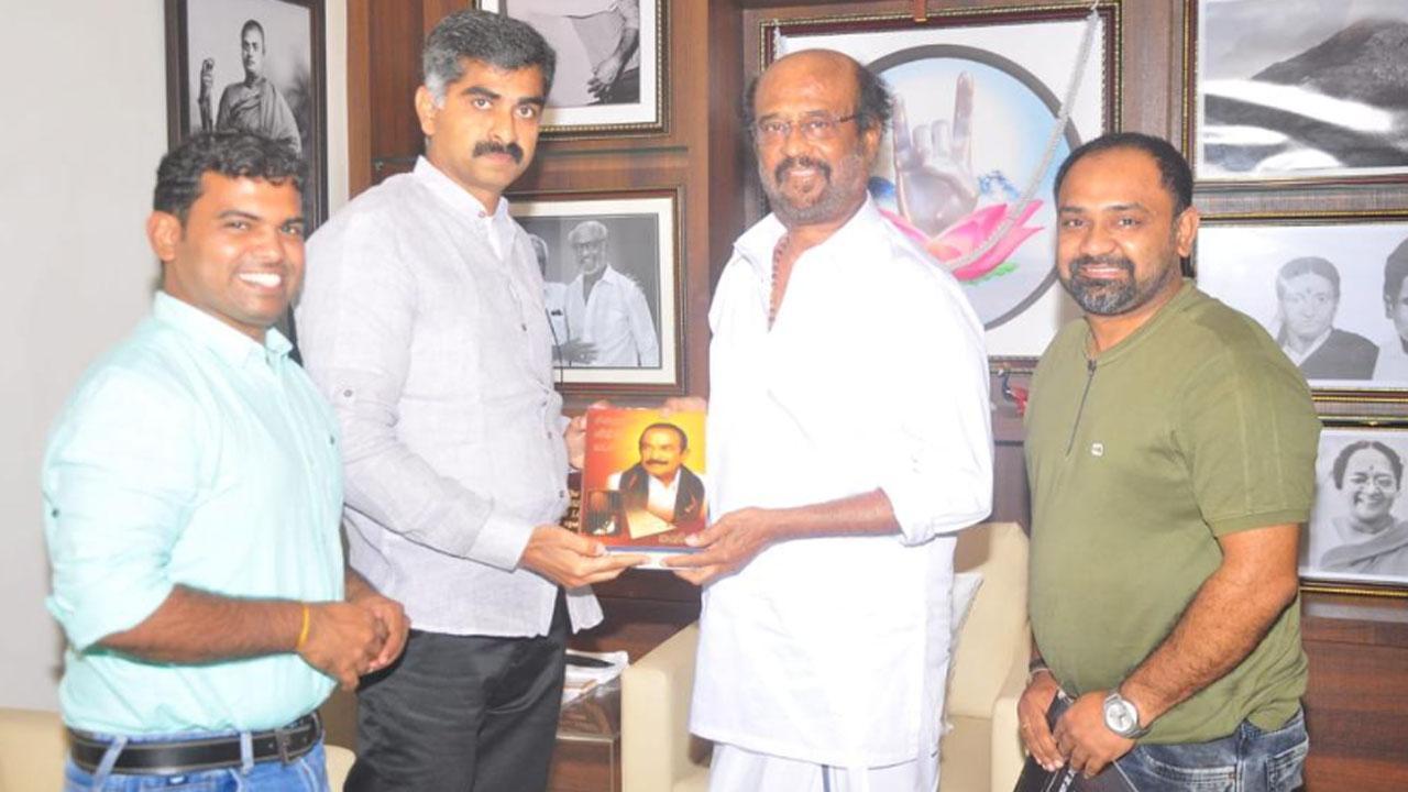 Rajinikanth meets DMK leader Durai Vaiko in Chennai