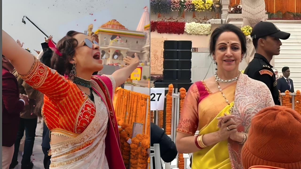 Celebrities dropped pictures as they attend Ram Mandir Pran Pratishtha ceremony