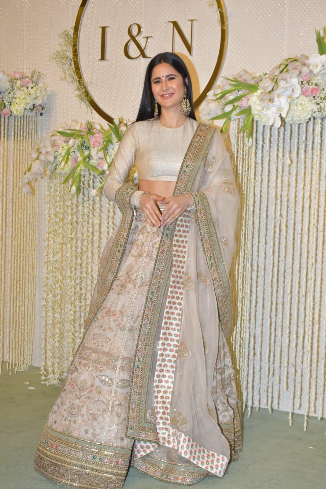 Katrina Kaif also attended the star-studded celebration. The diva took our breath away in a gorgeous lehenga set; Katrina's entry stole hearts