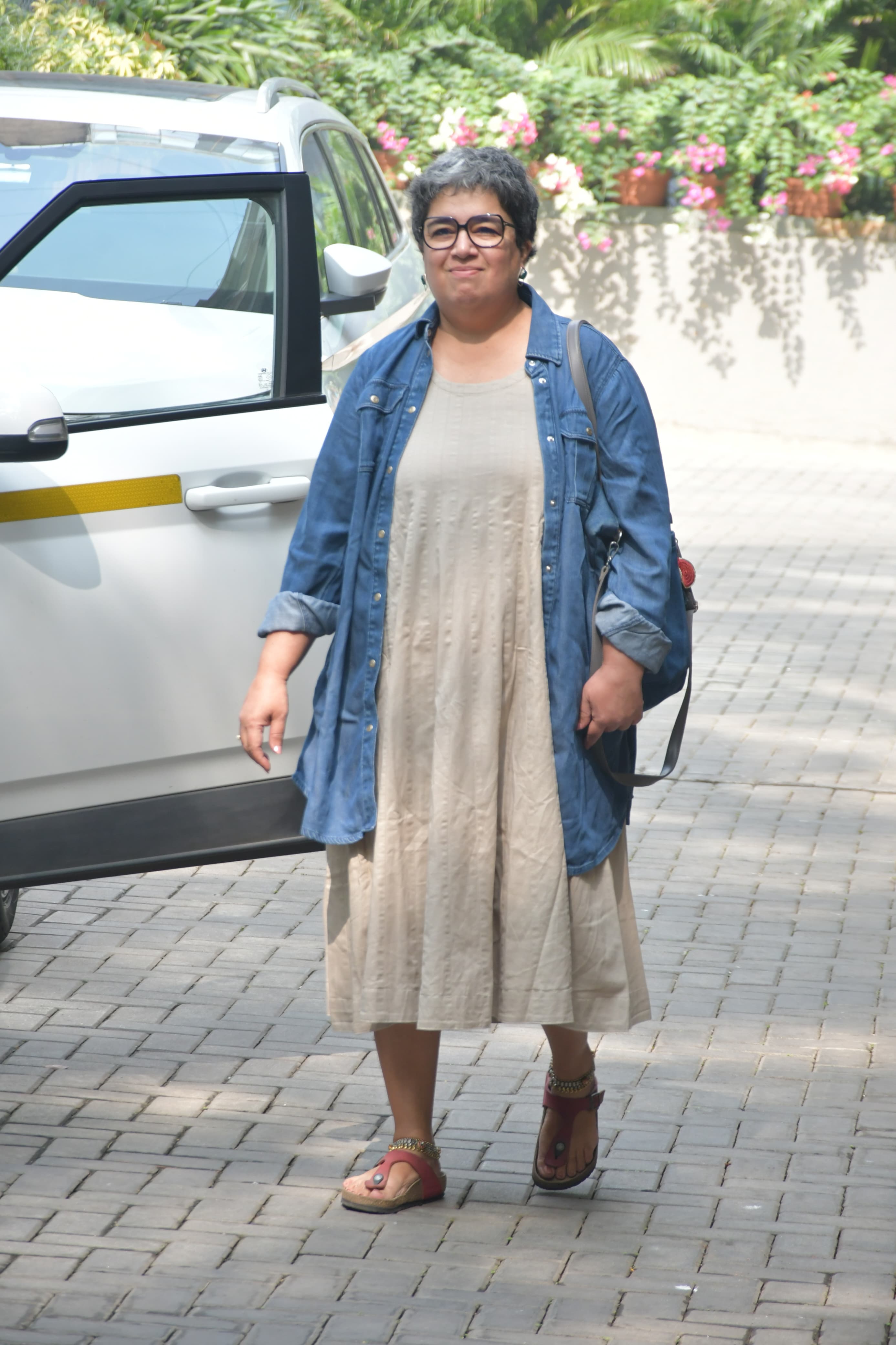 Newlywed Ira Khan's mom Reena Dutta was clicked in the city