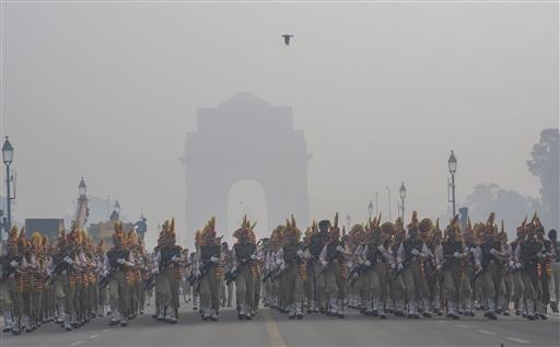 The Delhi traffic police issued advisory to people to avoid the Vijay Chowk and crossings in the vicinity of the landmark as the parade rehearsals are underway in the mornings