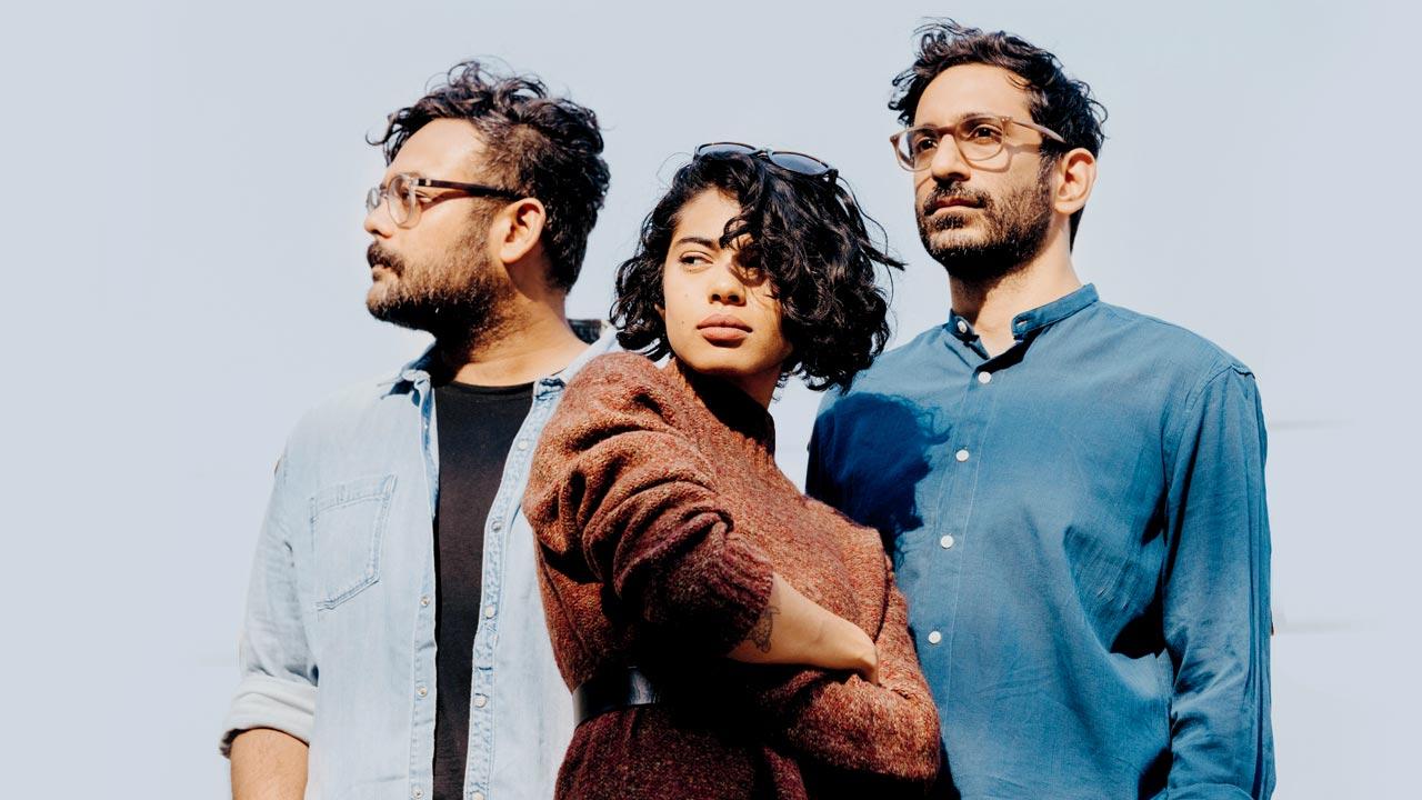 (From left) Apurv Agrawal, Aarifah Rebello and Zubin Pastakia