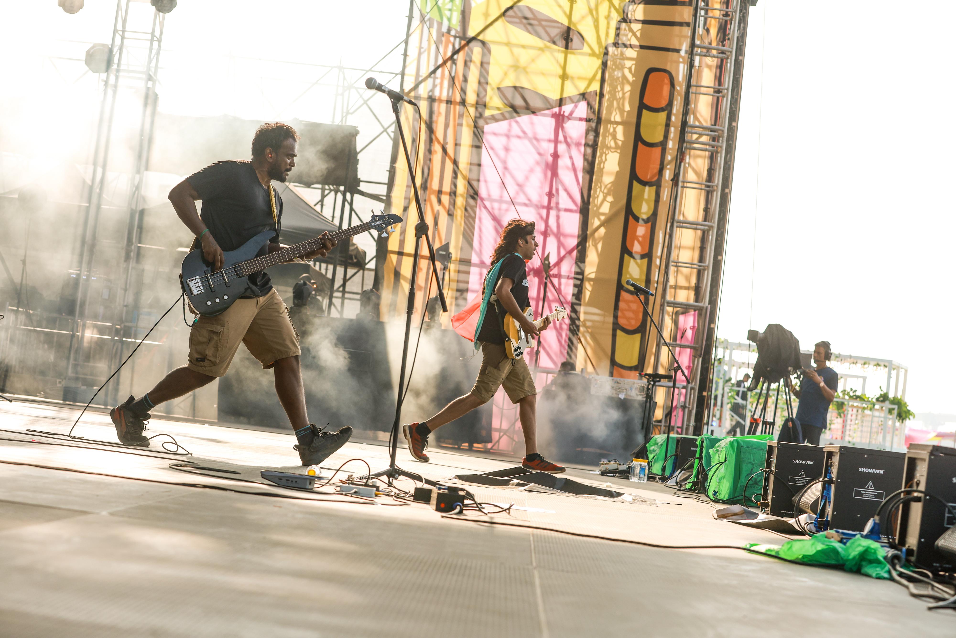 SKRAT was one of the early performers at Lollapalooza India 2024 Day 1