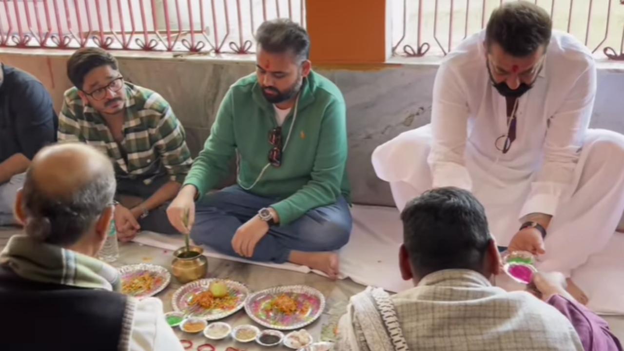 Sanjay Dutt shares video as he performs the Pind Daan ritual in sacred land of Gaya