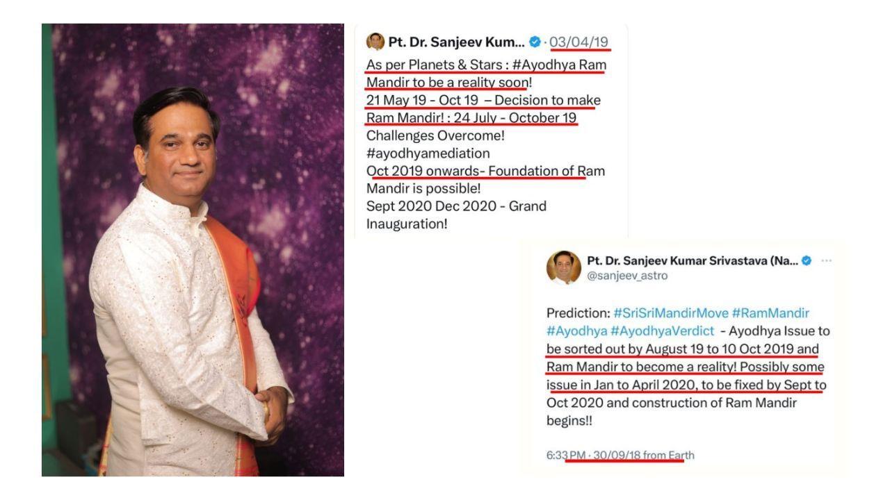 After Accurately Predicting Ram Mandir’s Verdict, Astrologer Pandit Dr. Sanjeev