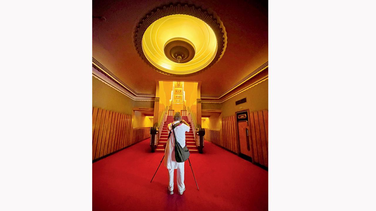 Chaturvedi photographs Mumbai’s Liberty Cinema. Pic Courtesy/Kunal Singh