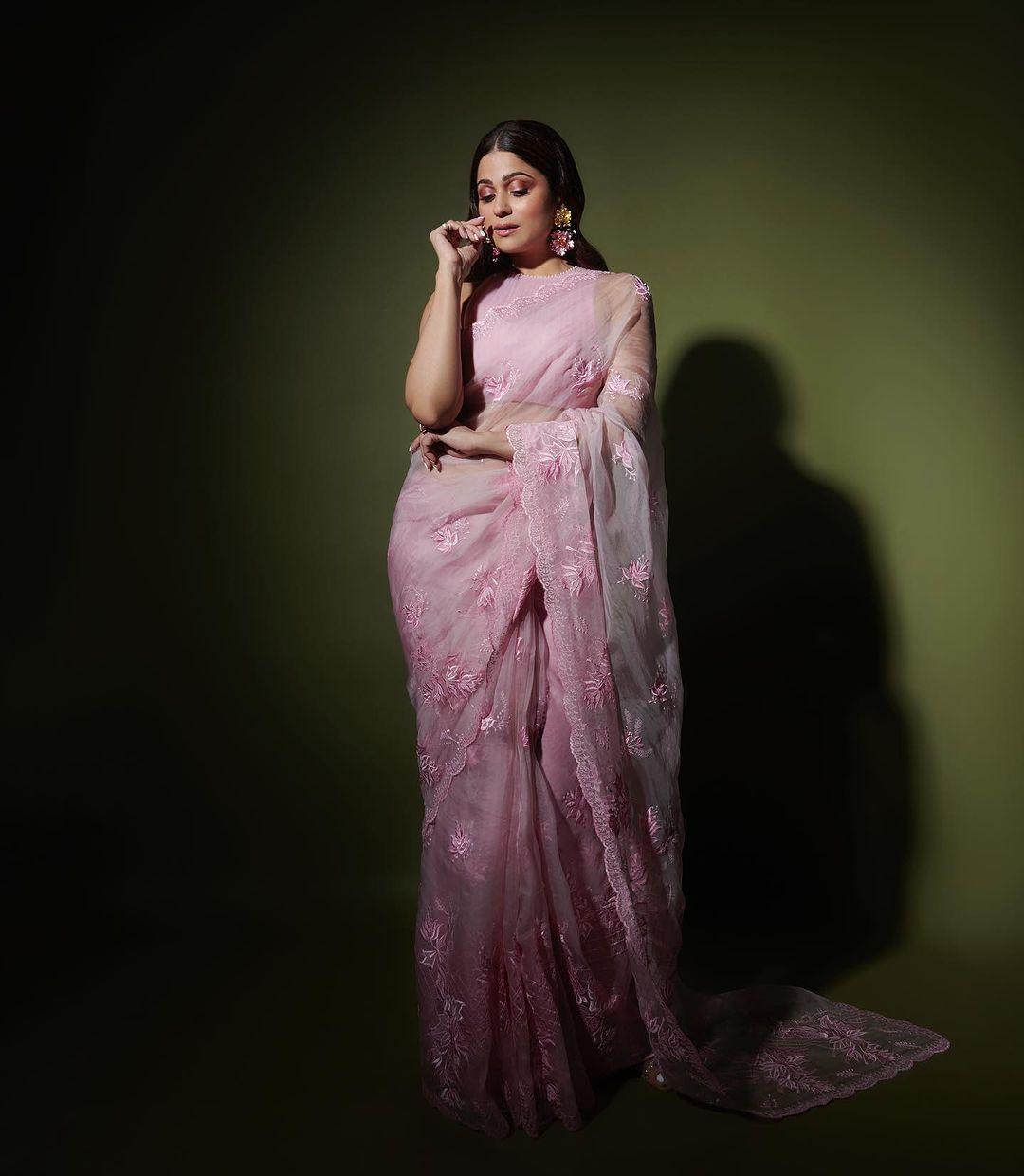 Shamita Shetty consistently mesmerizes with her flawless fashion sense